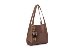 Lucky Bees Bolsa Tote Visón Oscuro